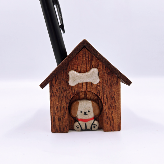 Porta lapiceros Casita de Perro