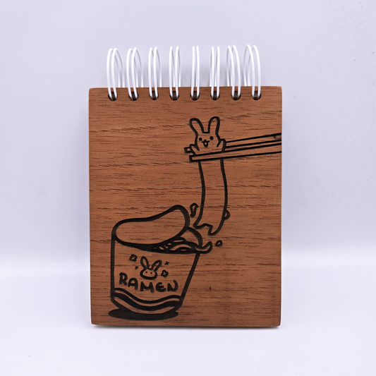 Block de madera y papel reciclado pequeño